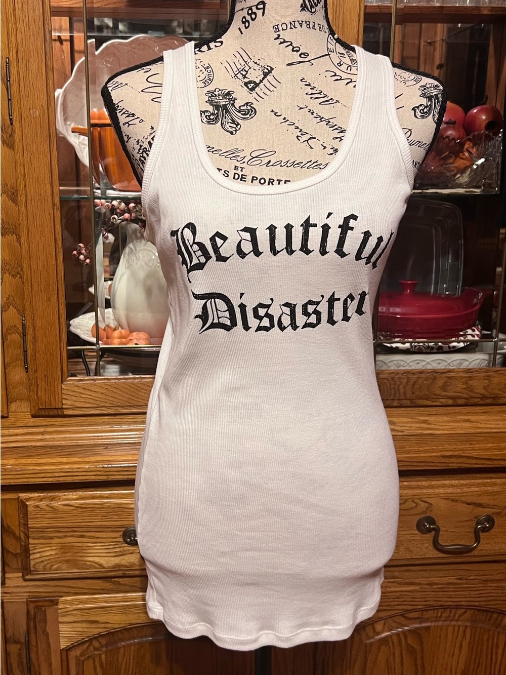 Beautiful Disaster White Logo Tank - XL
SOLD OUT‼️